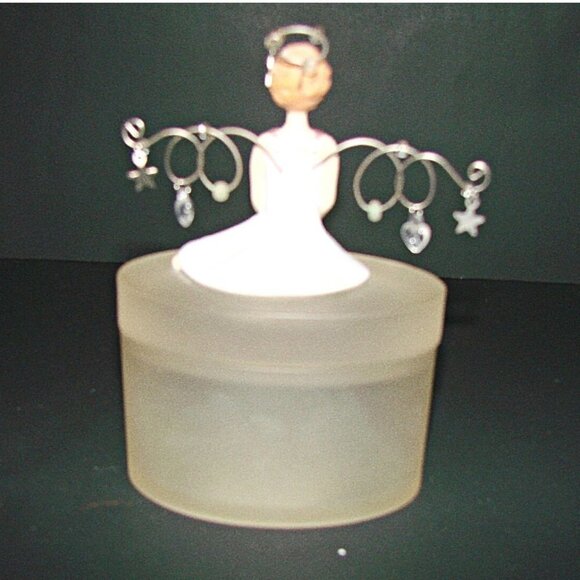 Vintage Acrylic Hallmark God Created Grandma Let There Be Love Trinket Box Case - Picture 3 of 12